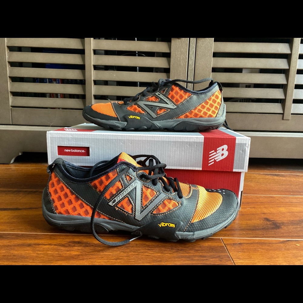 New Balance Minimus TR running shoes Black and Orange
